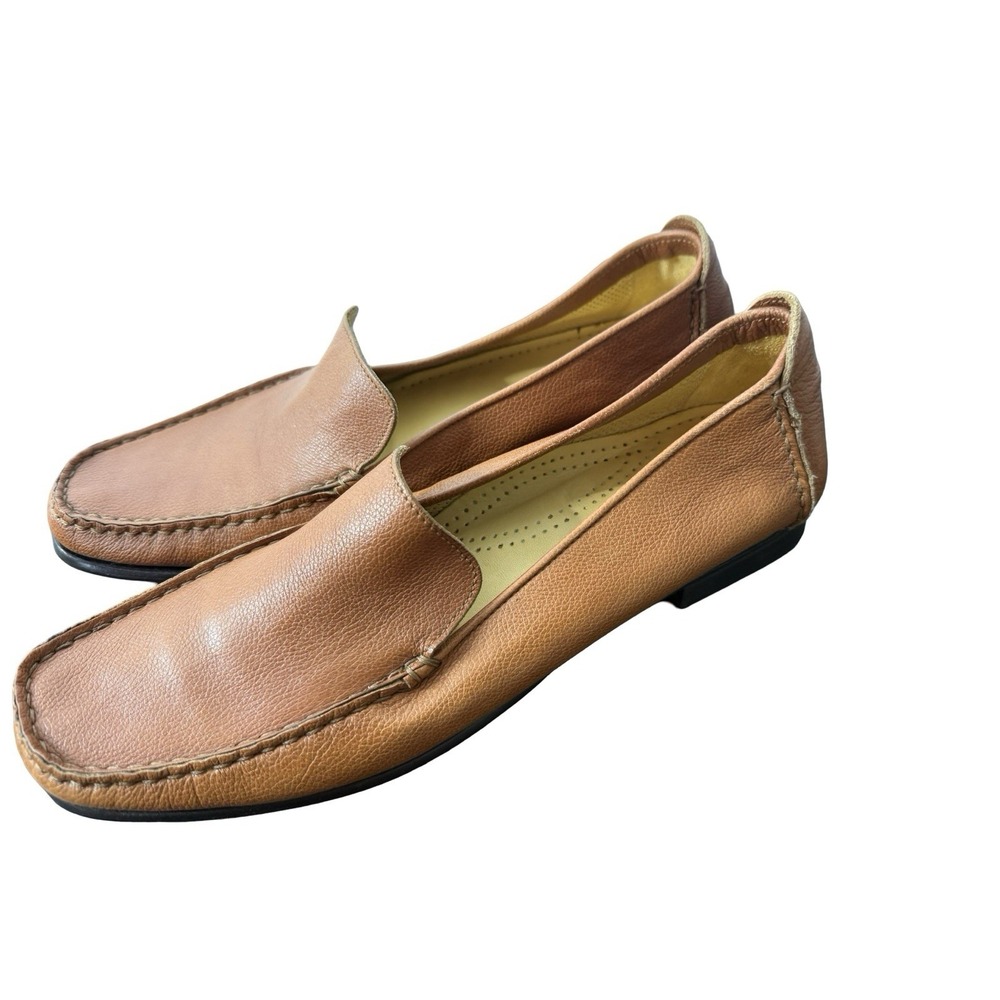 Cole Haan Resort Loafers  Leather Brown Color Women Size 9.5 AA